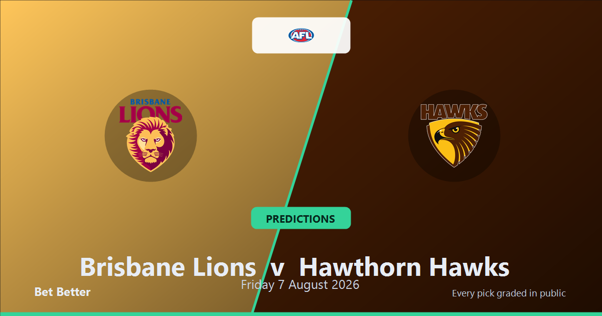 Brisbane Lions vs Hawthorn Hawks Prediction & Picks: Expert Footy Betting Guide