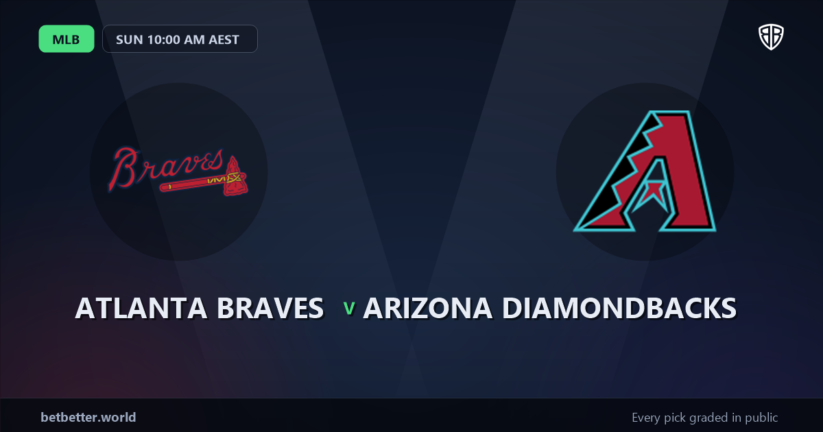 Atlanta Braves vs Arizona Diamondbacks Prediction and Picks, August 16, 2026