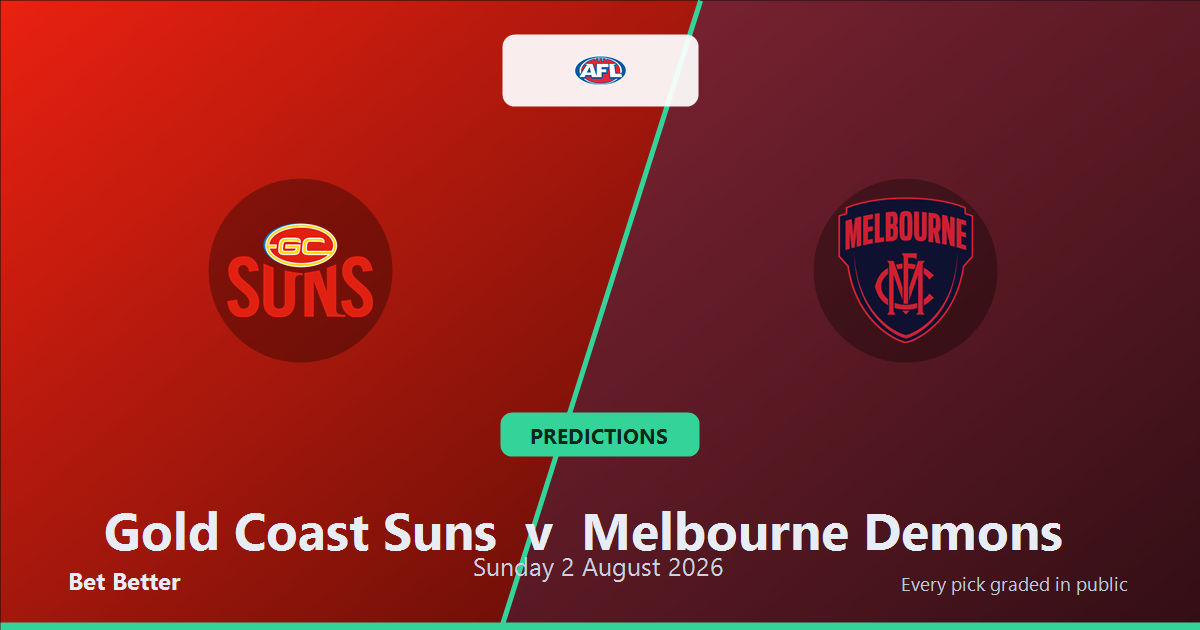 Gold Coast Suns vs Melbourne Demons Prediction & Picks (Harvey Langford Key Factor): Full Match Breakdown & Bets