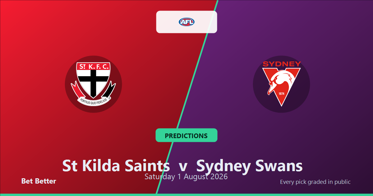 St Kilda Saints vs Sydney Swans Prediction & Picks: Expert Footy Betting Guide