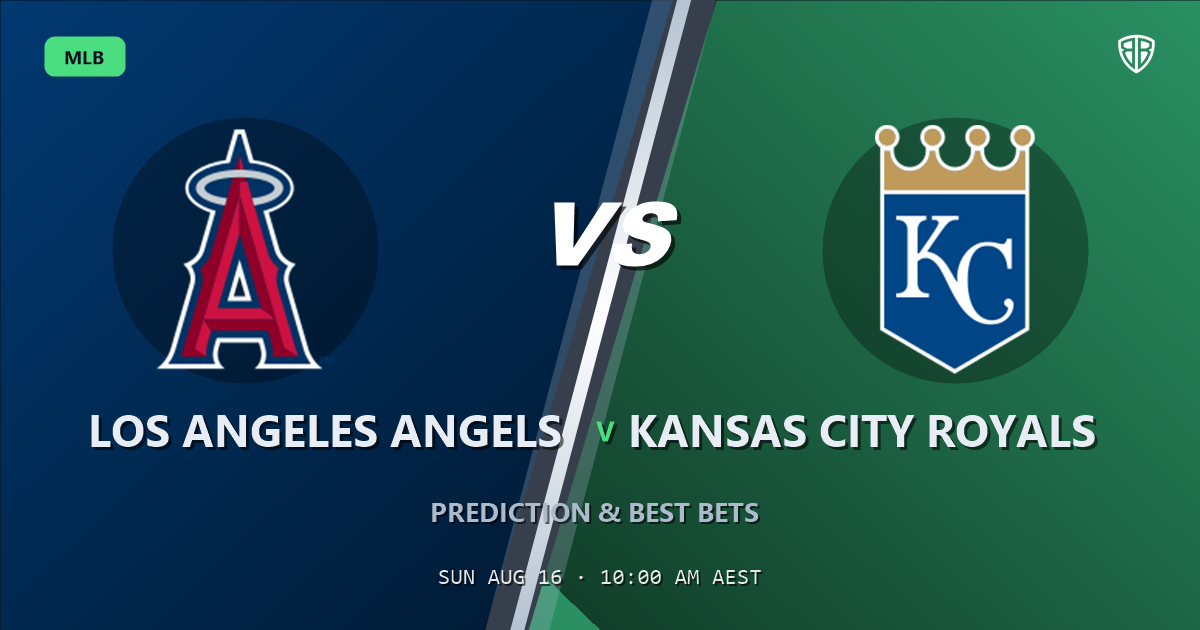 Los Angeles Angels vs Kansas City Royals Prediction and Picks, August 16, 2026
