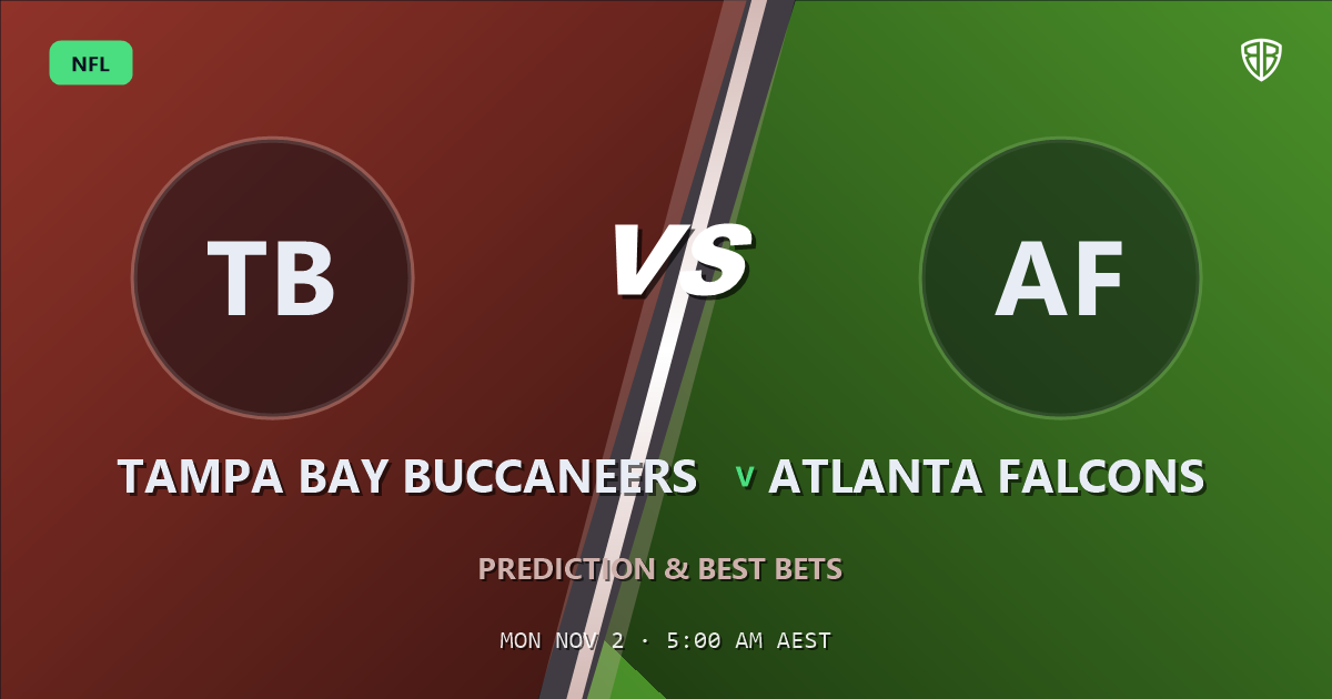 Tampa Bay Buccaneers vs Atlanta Falcons Prediction & Picks, November 1, 2026