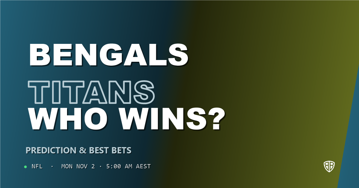 Cincinnati Bengals vs Tennessee Titans Prediction & Picks, November 1, 2026