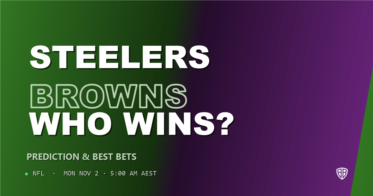 Pittsburgh Steelers vs Cleveland Browns Prediction & Picks, November 1, 2026