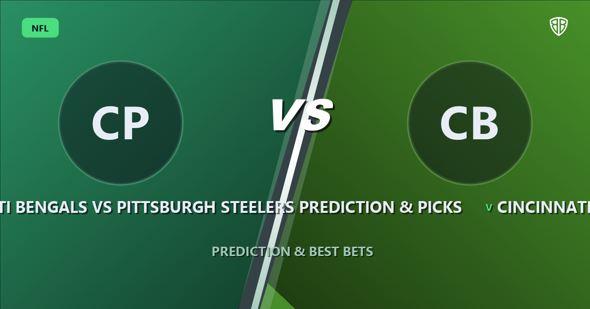 Cincinnati Bengals vs Pittsburgh Steelers Prediction & Picks (Ja'Marr Chase Impact): Full Breakdown