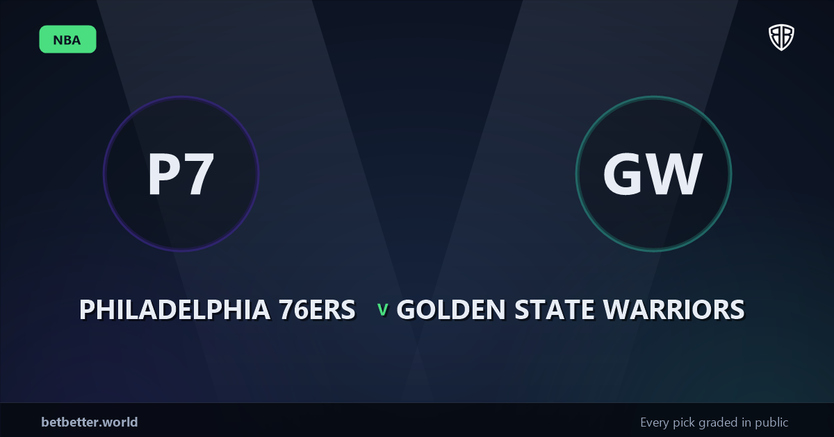 Philadelphia 76ers vs Golden State Warriors Prediction & Same Game Parlay picks Key Insights: Analytics Breakdown