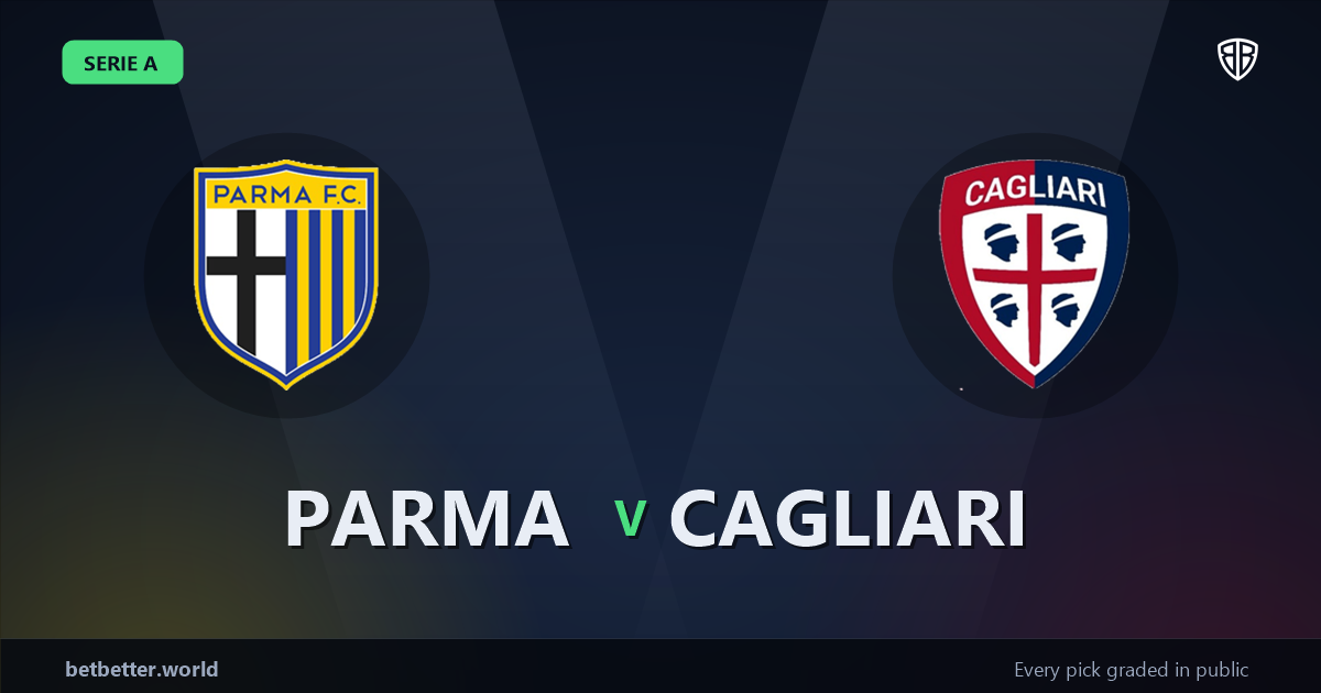 Parma vs Cagliari Prediction & Same Game Parlay picks Value Parlay: Analytics Breakdown