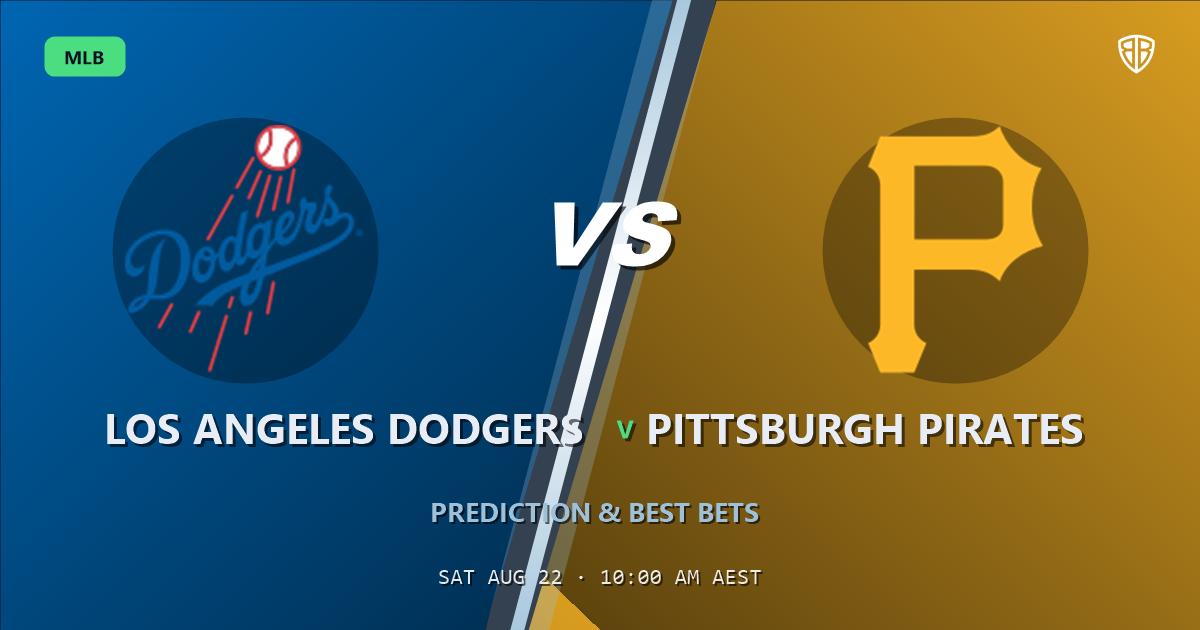 Los Angeles Dodgers vs Pittsburgh Pirates Prediction and Picks, August 21, 2026