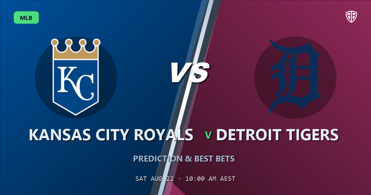 Kansas City Royals vs Detroit Tigers Prediction and Picks, August 21, 2026
