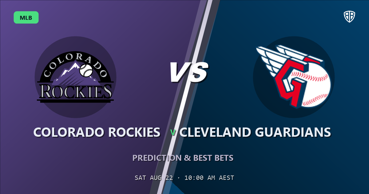 Colorado Rockies vs Cleveland Guardians Prediction and Picks, August 21, 2026