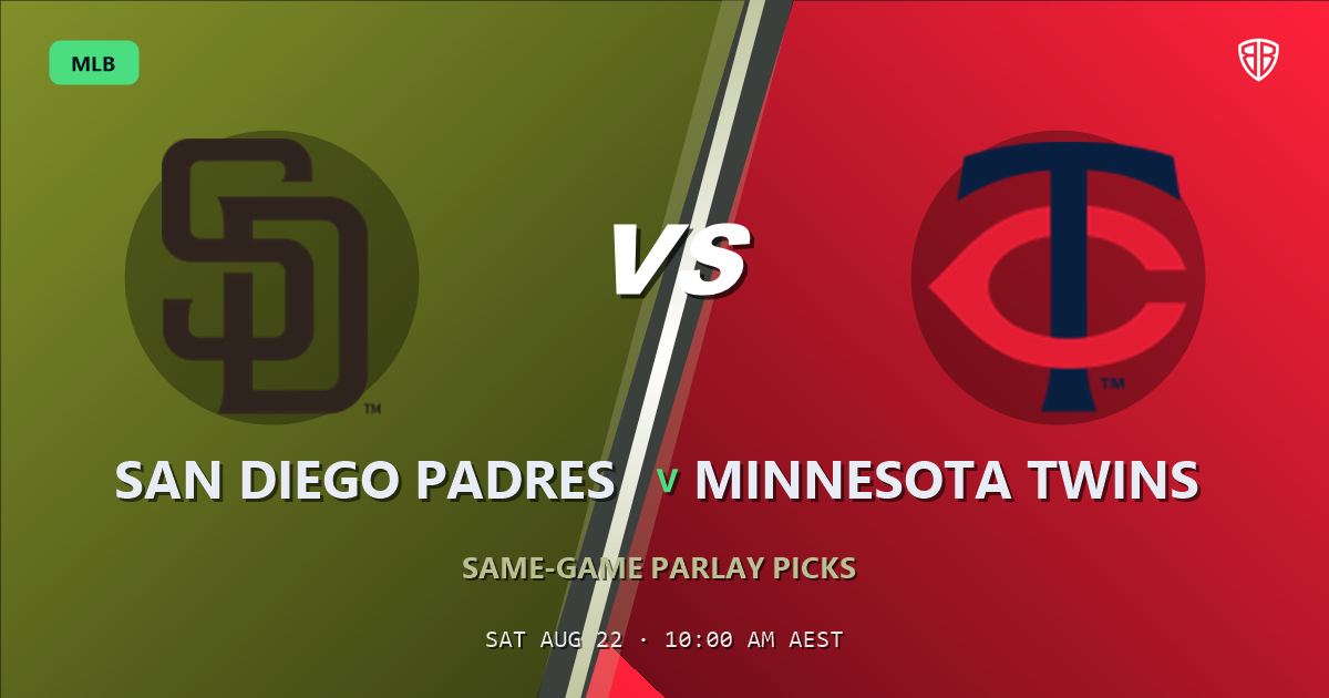 San Diego Padres vs Minnesota Twins Prediction and Same Game Parlay picks, August 21, 2026