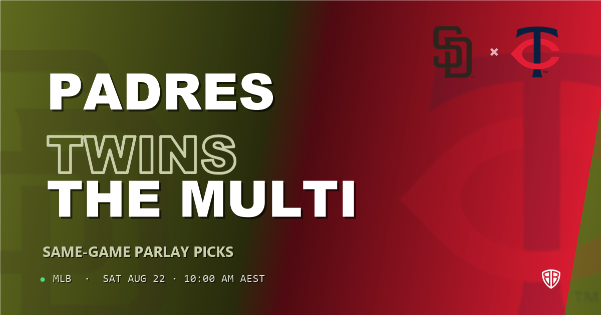San Diego Padres vs Minnesota Twins Prediction and Same Game Parlay picks, August 22, 2026