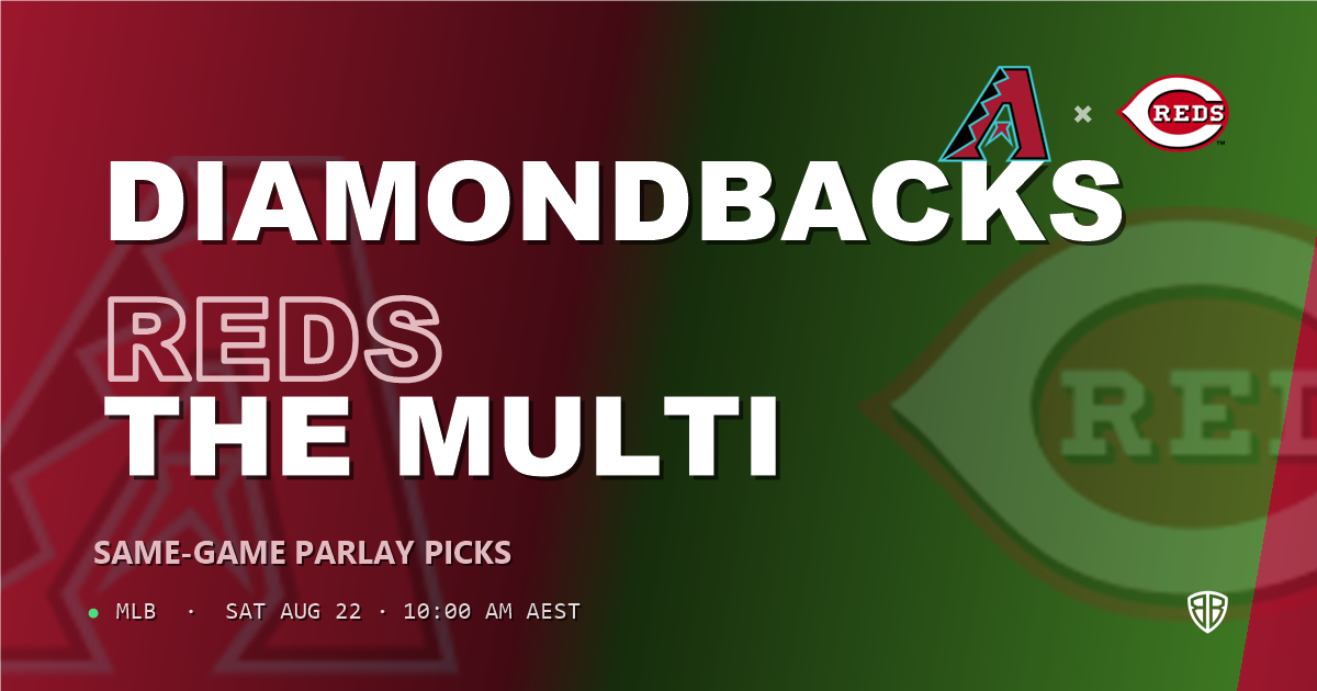 Arizona Diamondbacks vs Cincinnati Reds Prediction and Same Game Parlay picks, August 22, 2026