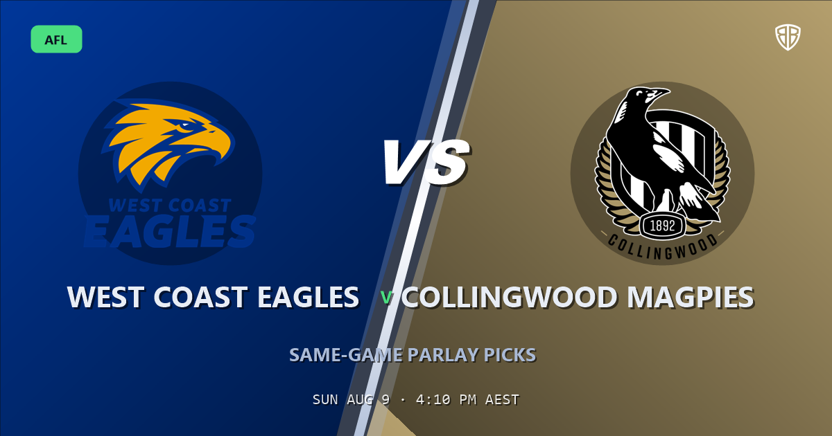 AFL news: West Coast Eagles vs Collingwood Magpies Same Game Multi Tips & Prediction