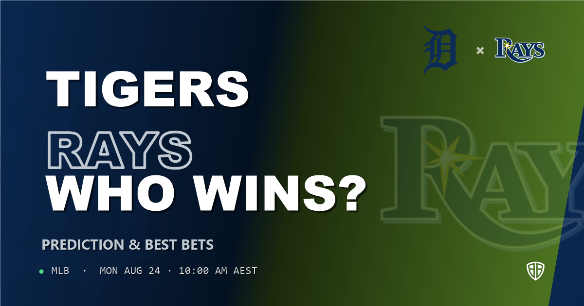 Detroit Tigers vs Tampa Bay Rays Prediction and Picks, August 24, 2026
