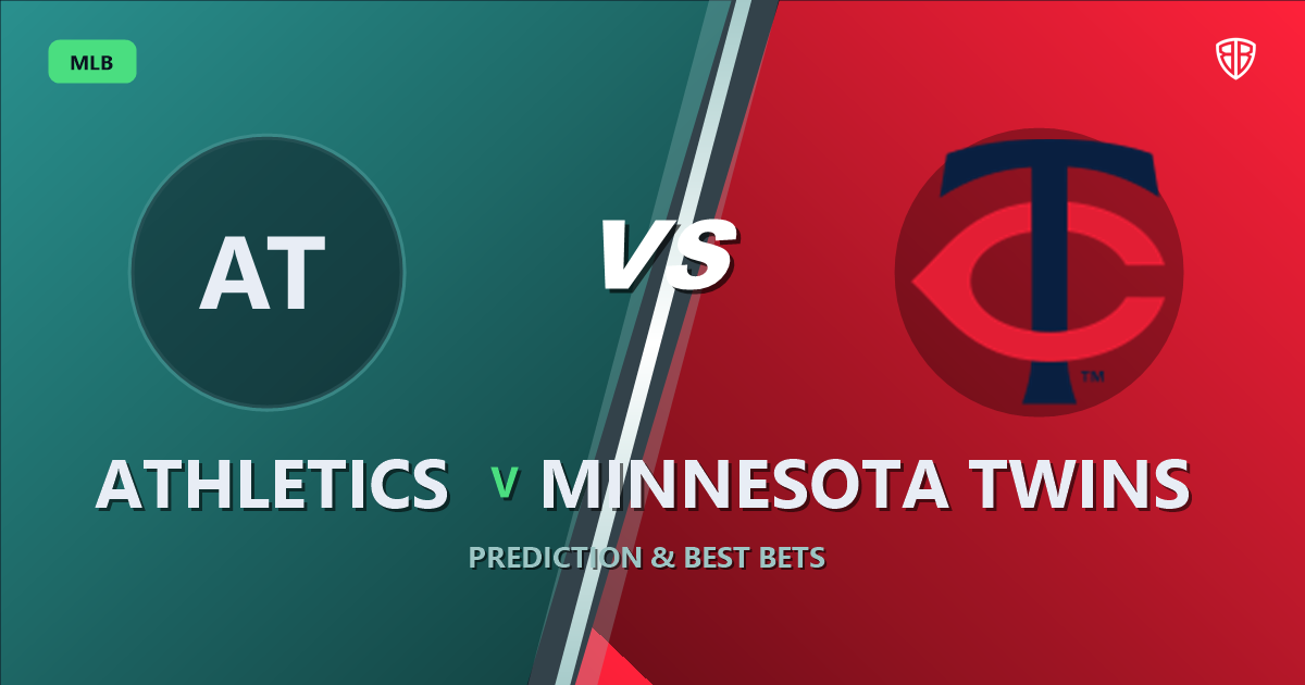 Athletics vs Minnesota Twins Prediction and Picks, August 24, 2026