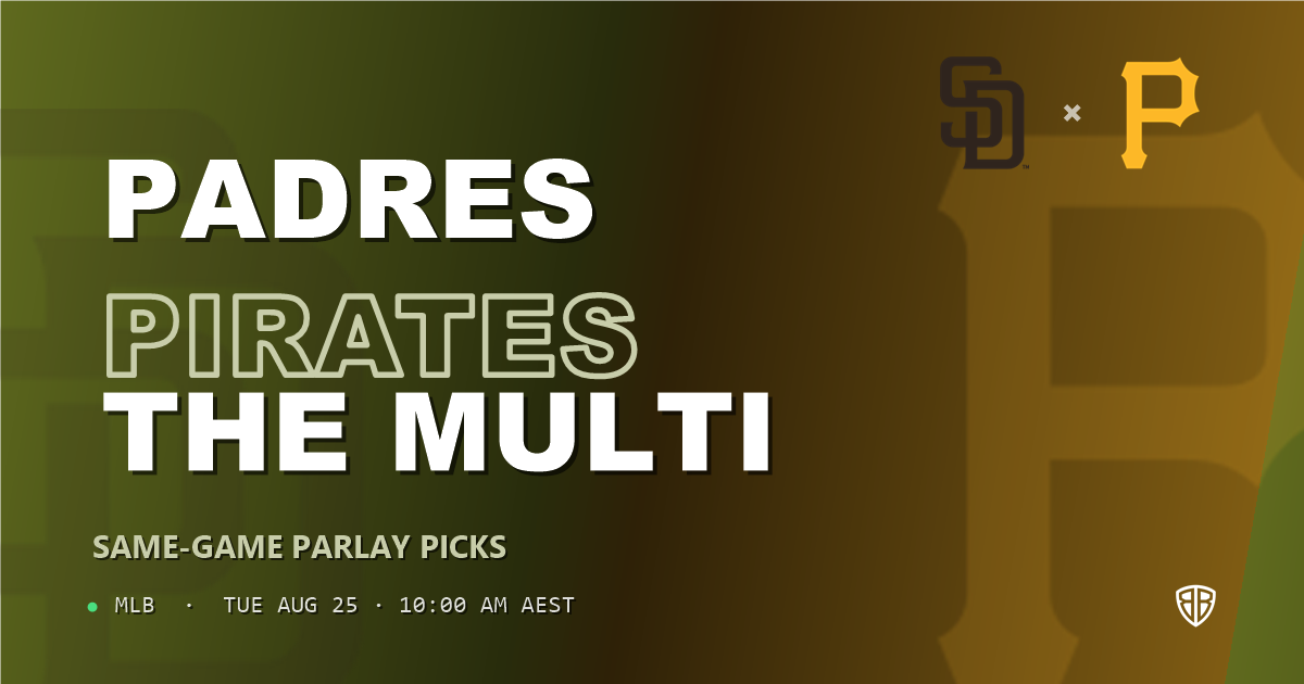 San Diego Padres vs Pittsburgh Pirates Prediction and Same Game Parlay picks, August 25, 2026
