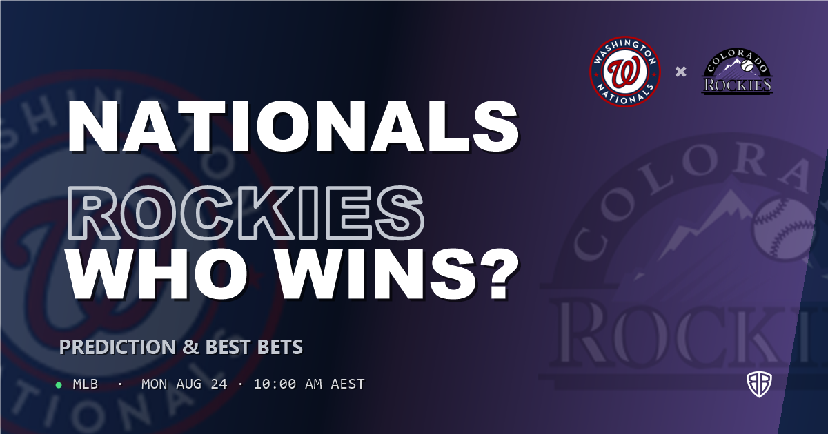 Washington Nationals vs Colorado Rockies Prediction and Picks, August 25, 2026