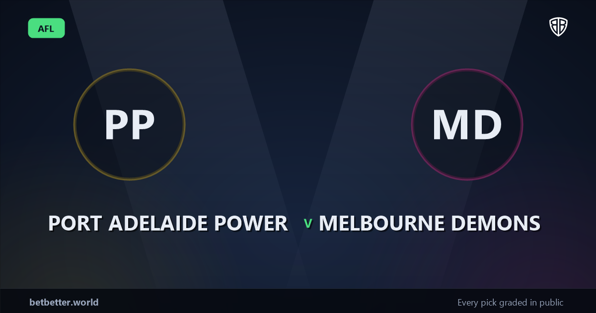 Port Adelaide Power vs Melbourne Demons Same Game Multi Tips & Prediction
