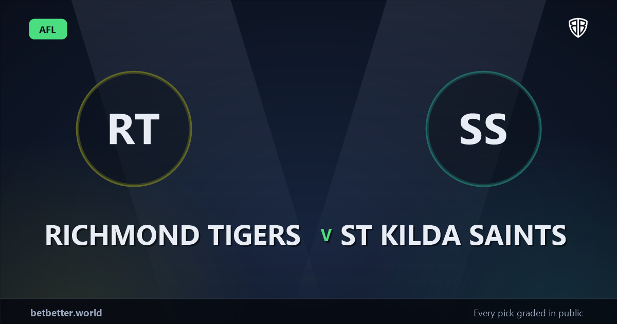 Richmond Tigers vs St Kilda Saints Same Game Multi Tips & Prediction