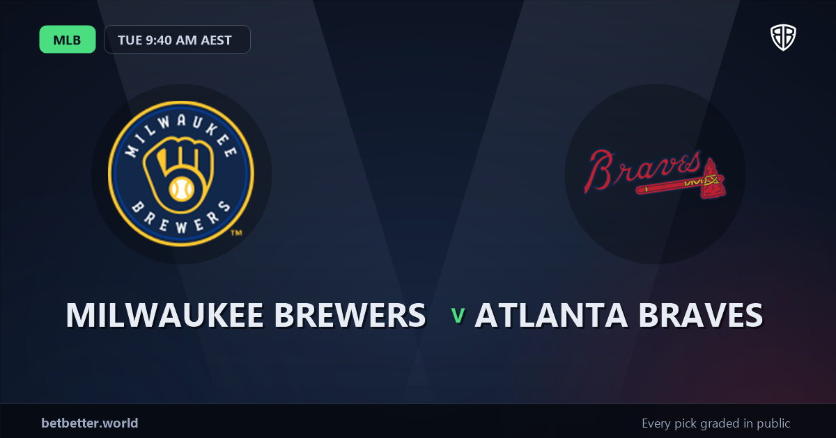 Milwaukee Brewers vs Atlanta Braves Prediction & Picks (Chris Sale Key Factor): Stat-Based Baseball Insights