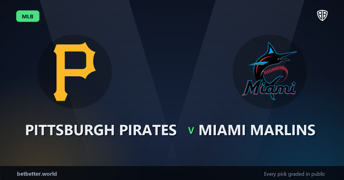 Pittsburgh Pirates vs Miami Marlins Prediction & Picks: Stat-Based Baseball Insights