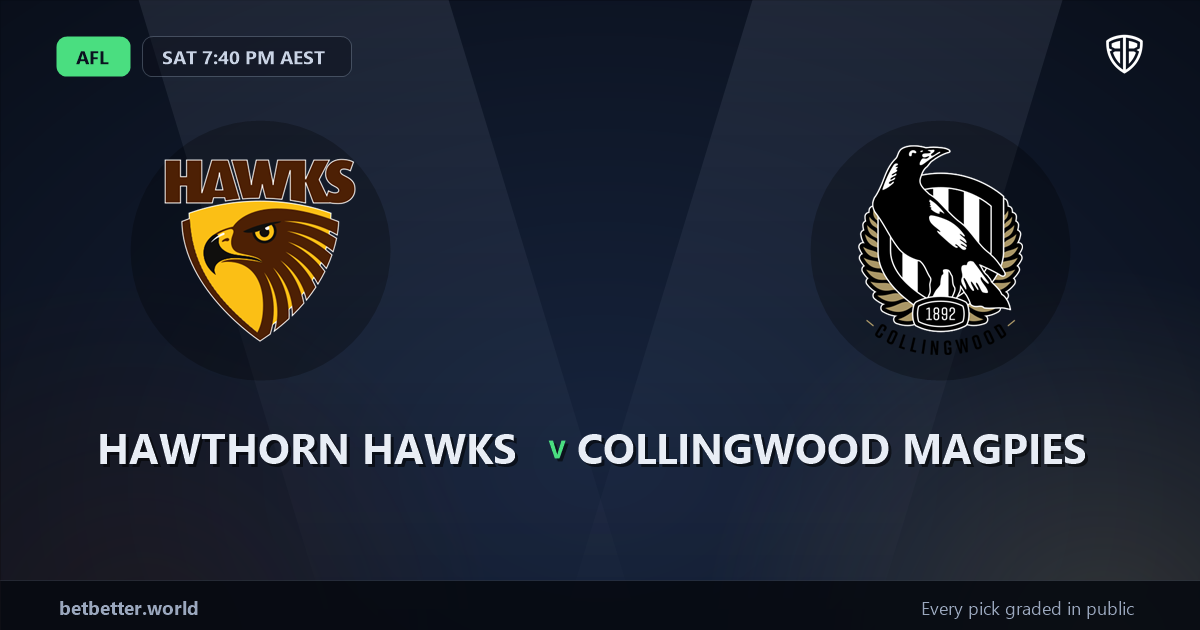 Hawthorn Hawks vs Collingwood Magpies Prediction & Same Game Multi picks Top SGM: Don't Miss These Odds