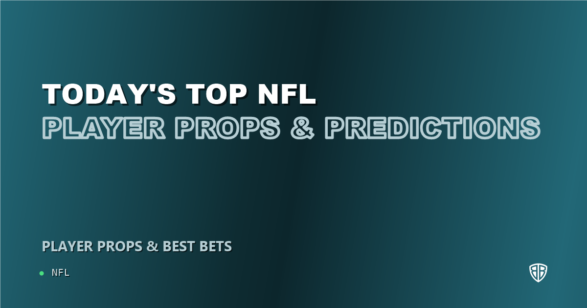 Today's Top NFL Player Props & Predictions, Sunday 10/19 (Caleb Williams Focus)