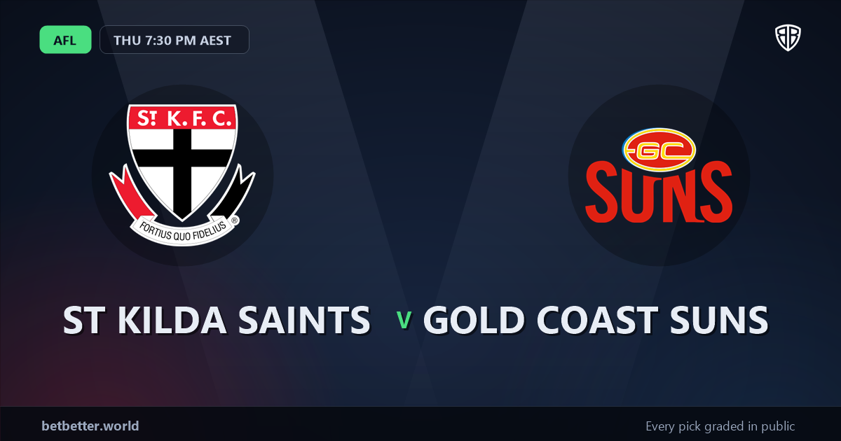 St Kilda Saints vs Gold Coast Suns Prediction & Picks: Winning Game Angles
