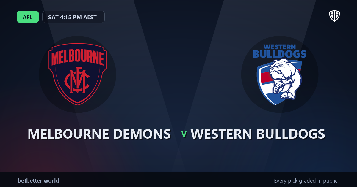 Melbourne Demons vs Western Bulldogs Prediction & Same Game Multi picks Value Multi: Analytics Breakdown
