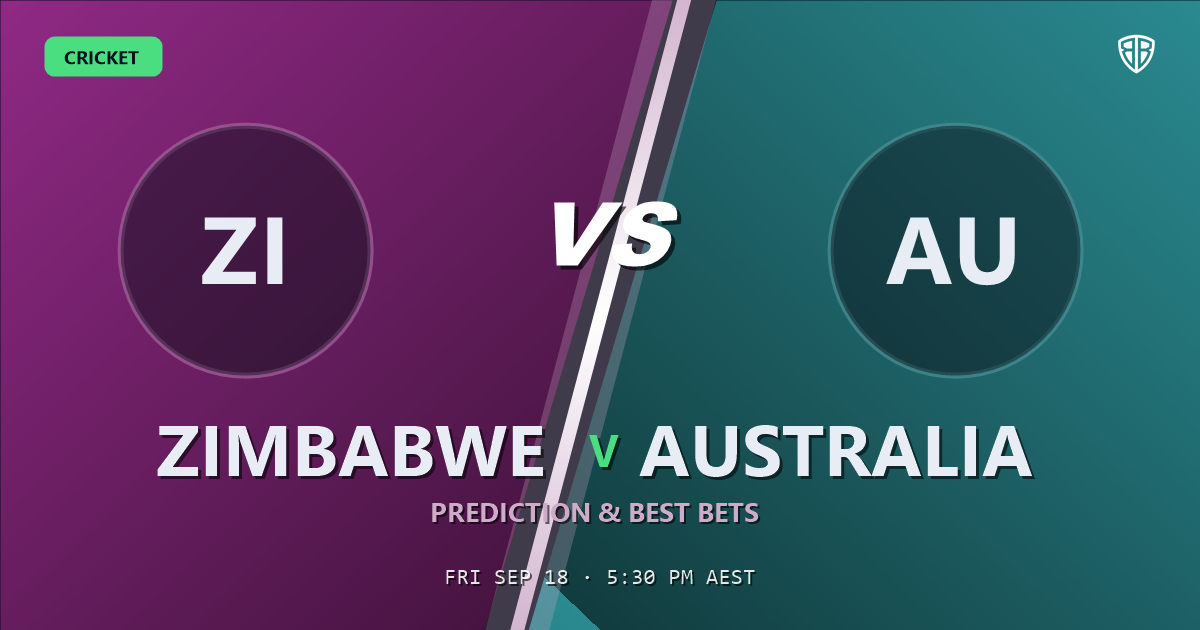 Zimbabwe vs Australia Prediction & Picks: Don't Miss These Odds