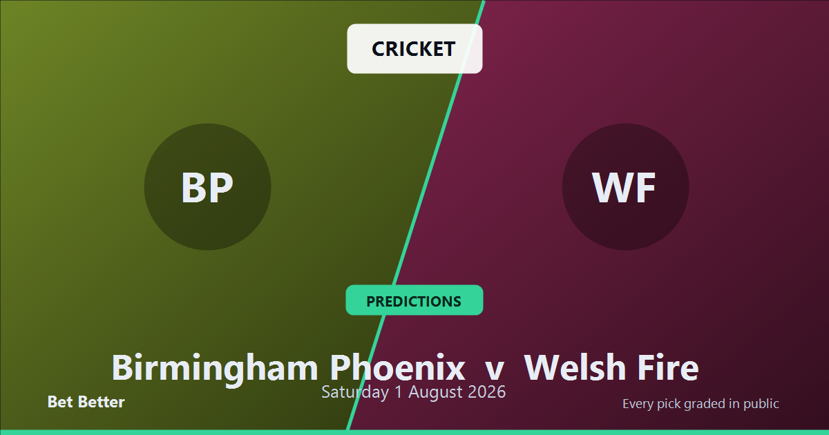 Birmingham Phoenix vs Welsh Fire Prediction & Picks: The Hundred Preview