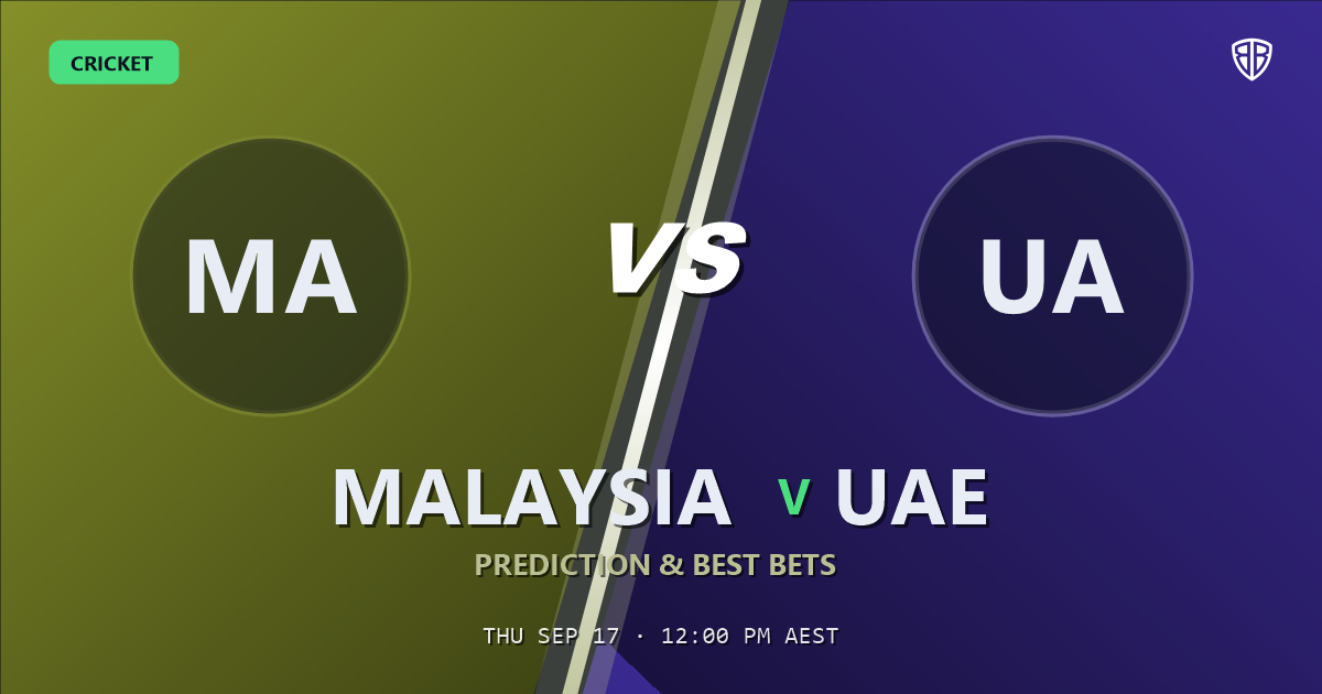 Malaysia vs UAE Prediction & Picks: Smart Betting Angles