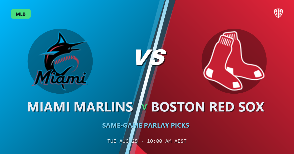 Miami Marlins vs Boston Red Sox Prediction and Same Game Parlay picks, August 26, 2026