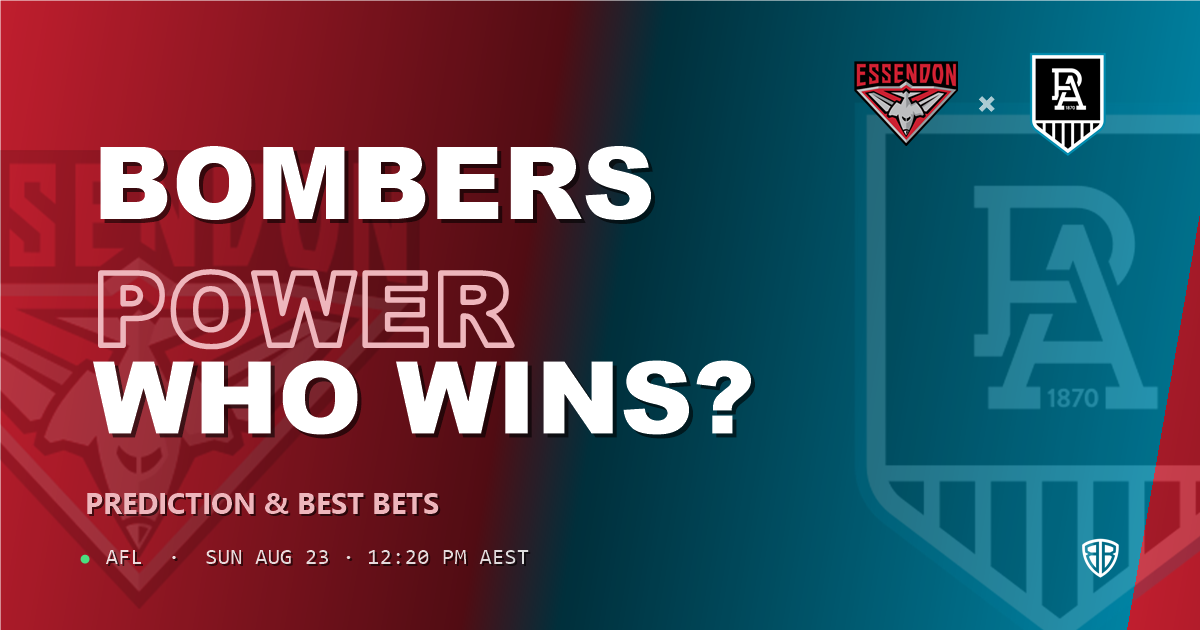 Essendon Bombers vs Port Adelaide Power Prediction & Picks: Stat-Based Insights
