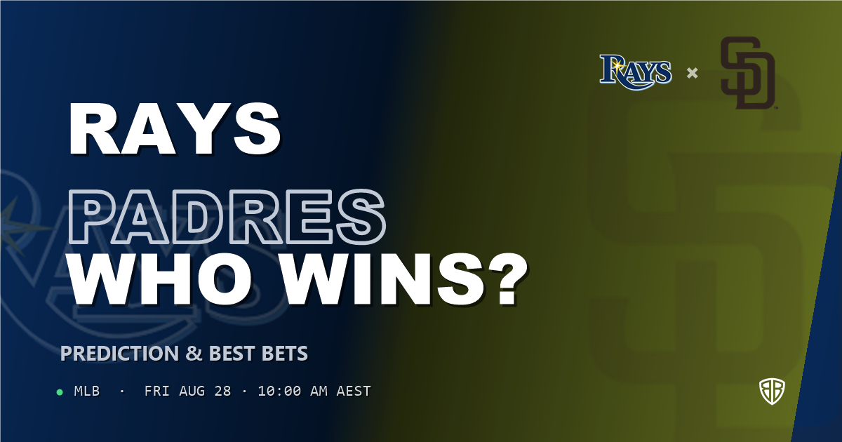 Tampa Bay Rays vs San Diego Padres Prediction and Picks, August 28, 2026