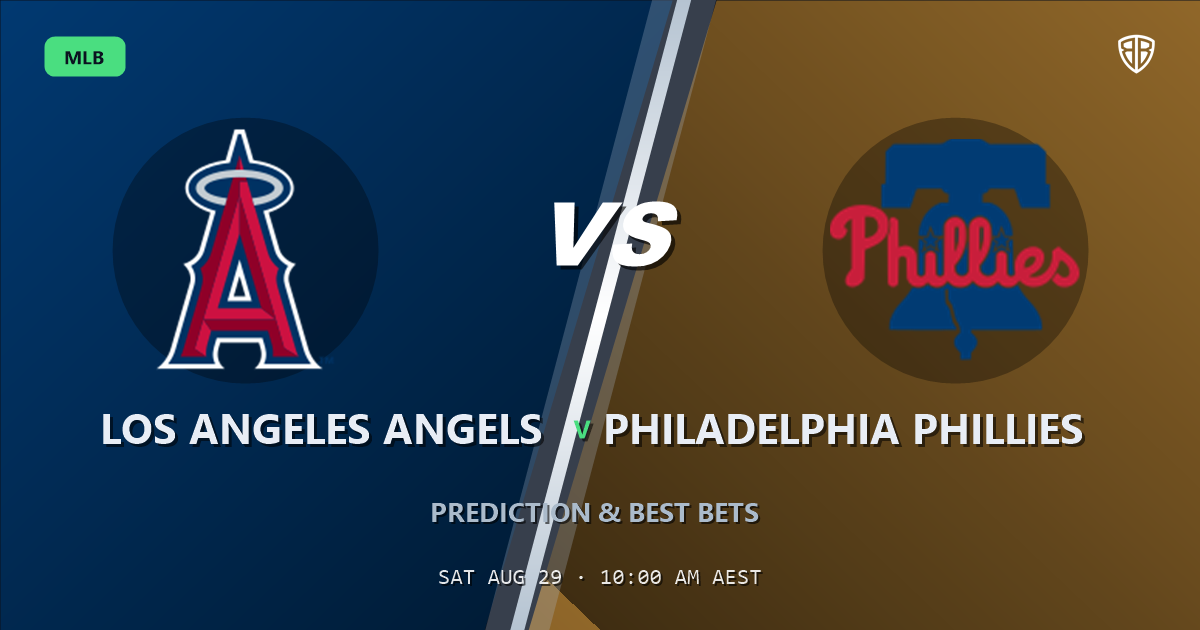 Los Angeles Angels vs Philadelphia Phillies Prediction and Picks, August 28, 2026