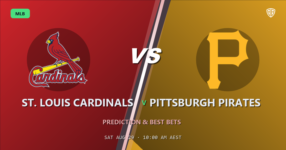 St. Louis Cardinals vs Pittsburgh Pirates Prediction and Picks, August 28, 2026
