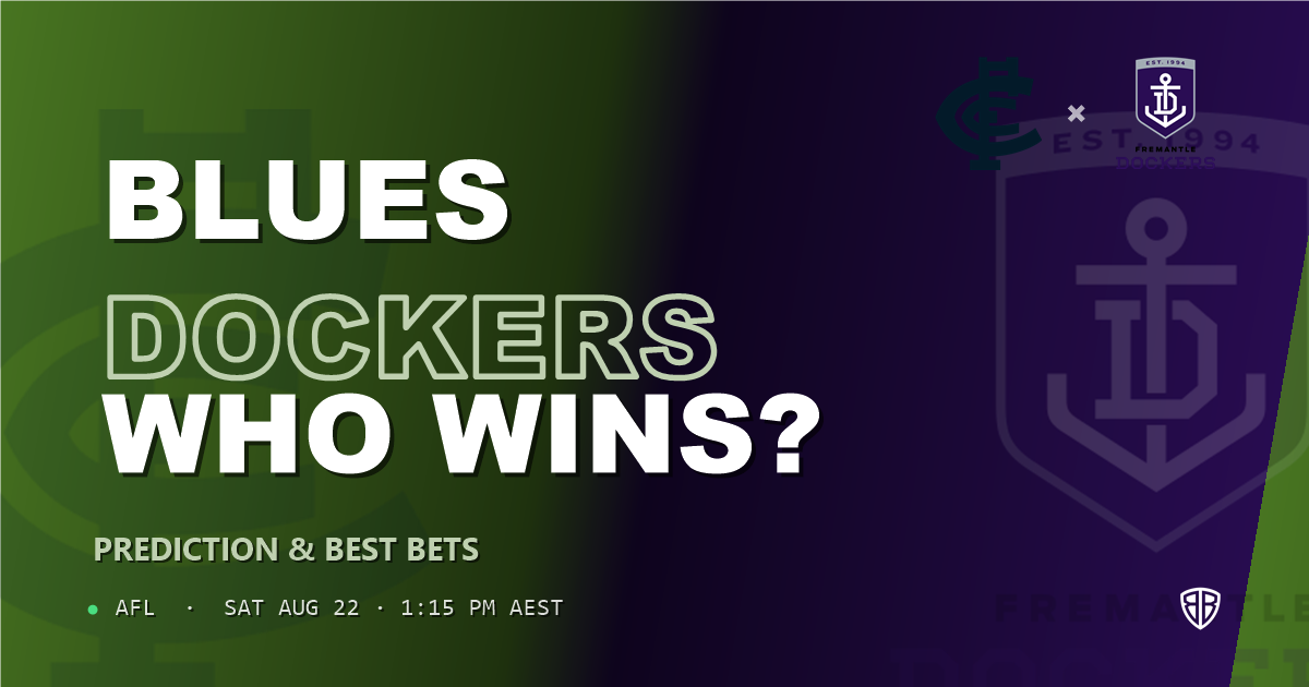 Carlton Blues vs Fremantle Dockers Prediction & Picks: Winning Game Angles