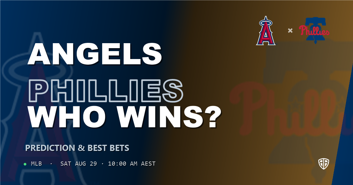 Los Angeles Angels vs Philadelphia Phillies Prediction and Picks, August 29, 2026