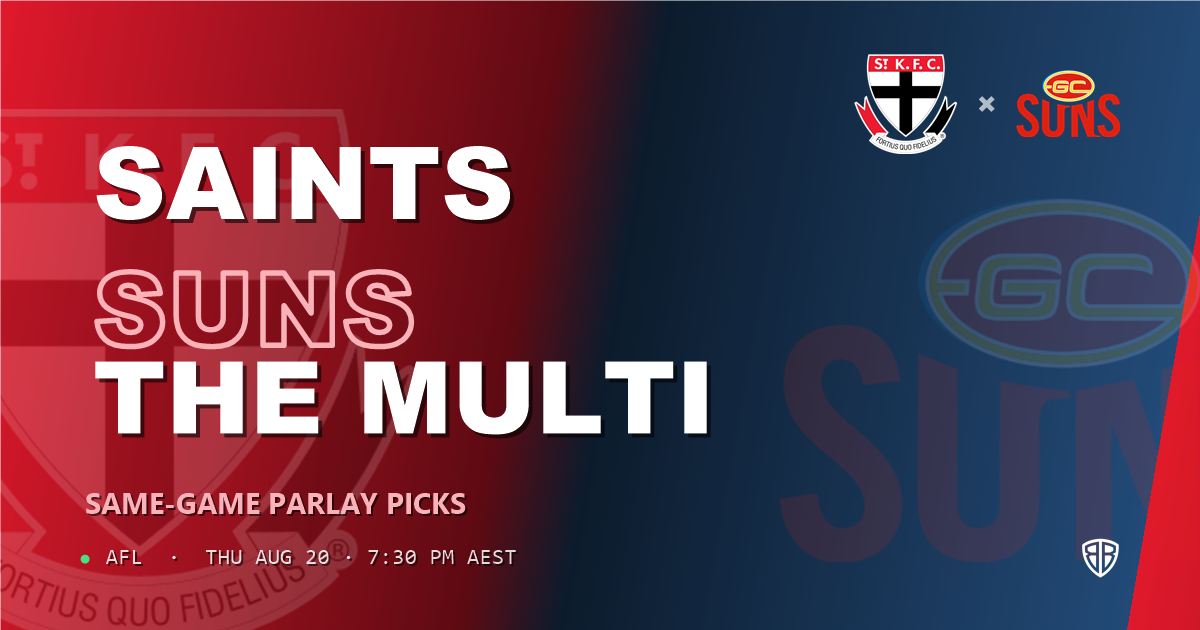 St Kilda Saints vs Gold Coast Suns Prediction & Same Game Multi picks Value Multi: Analytics Breakdown