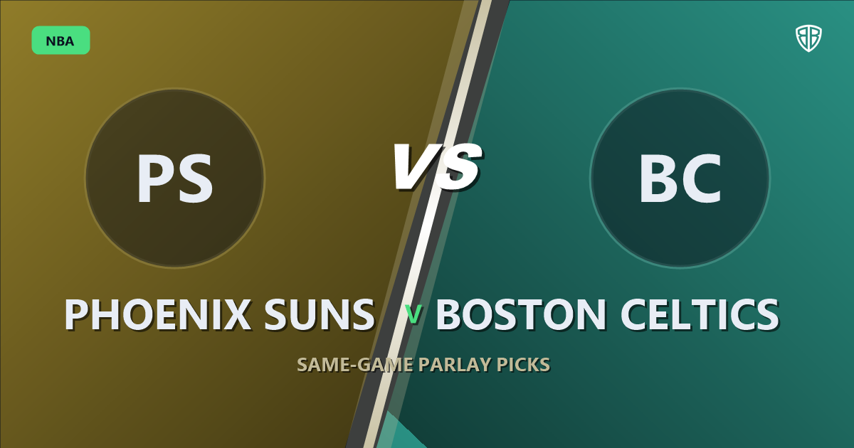 Phoenix Suns vs Boston Celtics Prediction & Same Game Parlay picks Key Insights: Analytics Breakdown