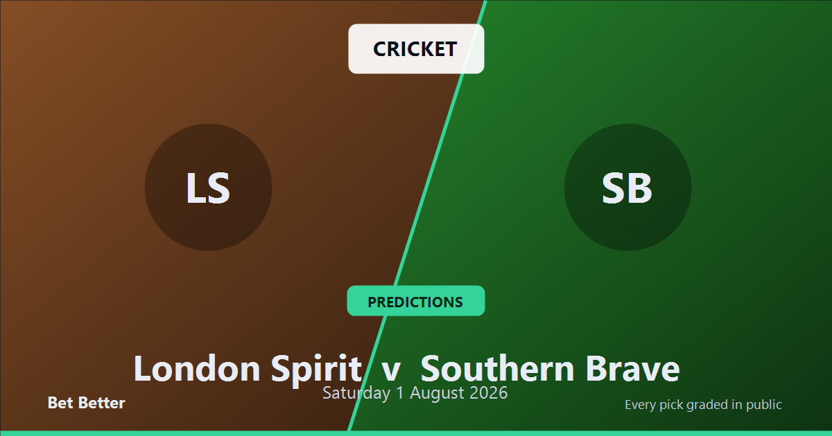 London Spirit vs Southern Brave Prediction & Picks: The Hundred Preview