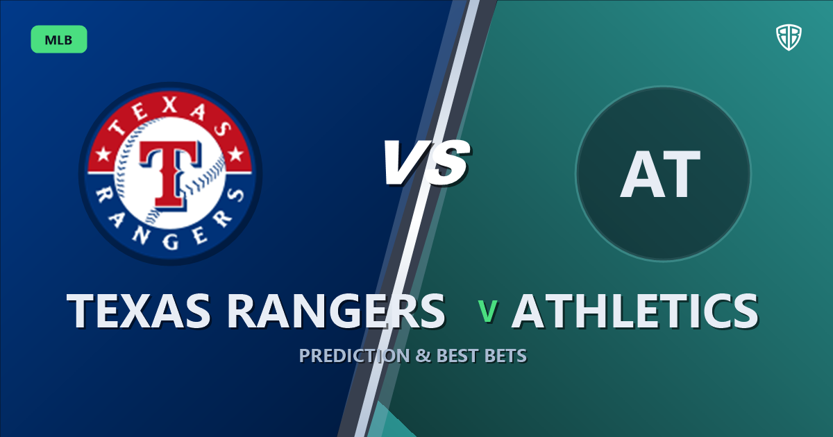 Texas Rangers vs Athletics Prediction and Same Game Parlay picks, August 31, 2026