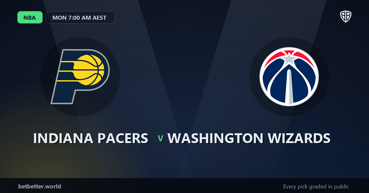 Indiana Pacers vs Washington Wizards Prediction & Picks: Odds Analysis & Top Props