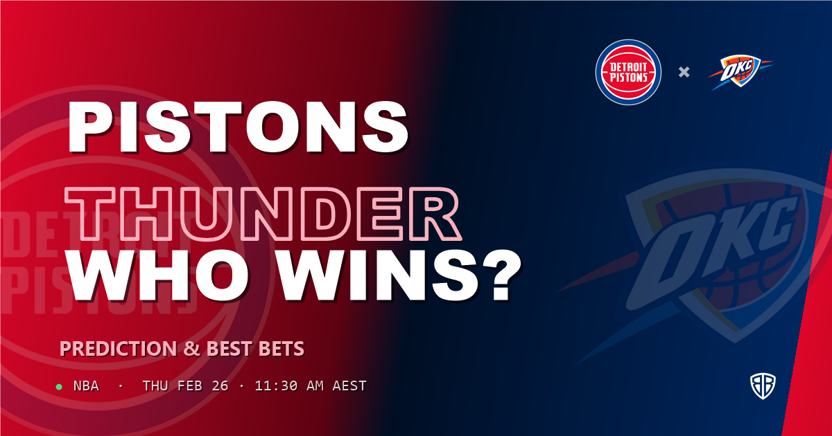 Detroit Pistons vs Oklahoma City Thunder Prediction & Picks: Odds Analysis & Top Props