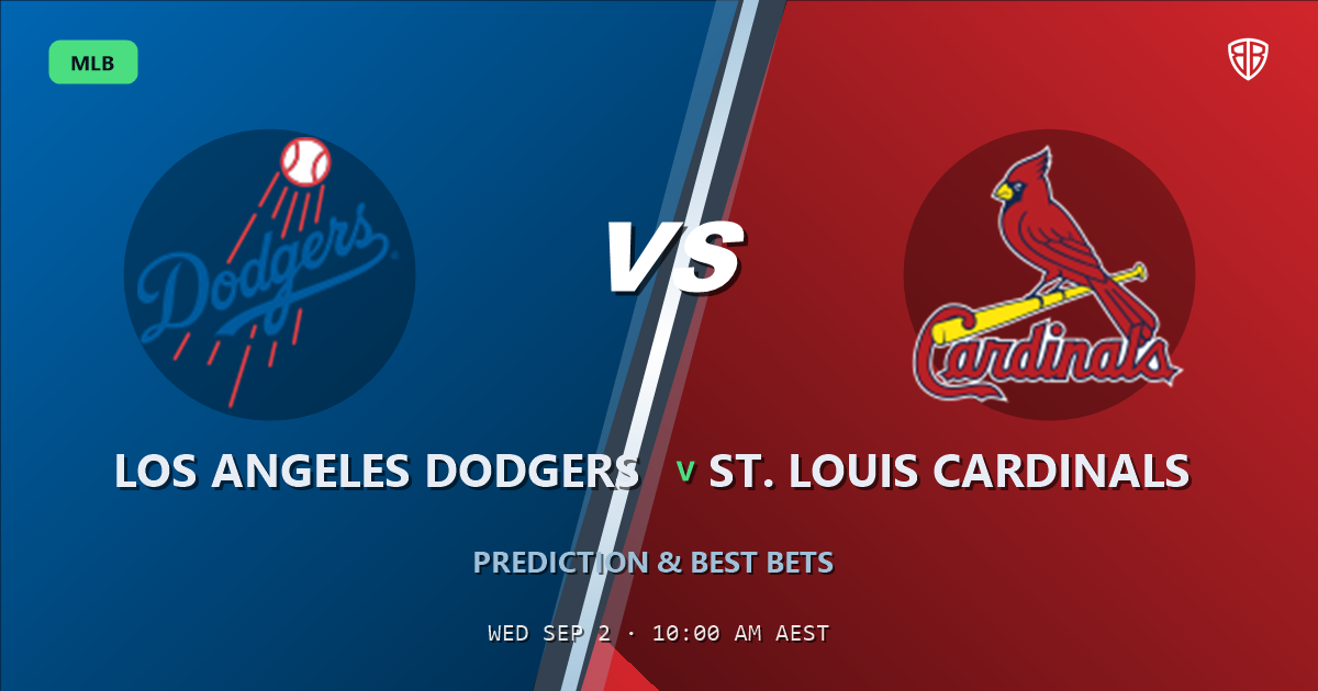 Los Angeles Dodgers vs St. Louis Cardinals Prediction and Picks, September 1, 2026
