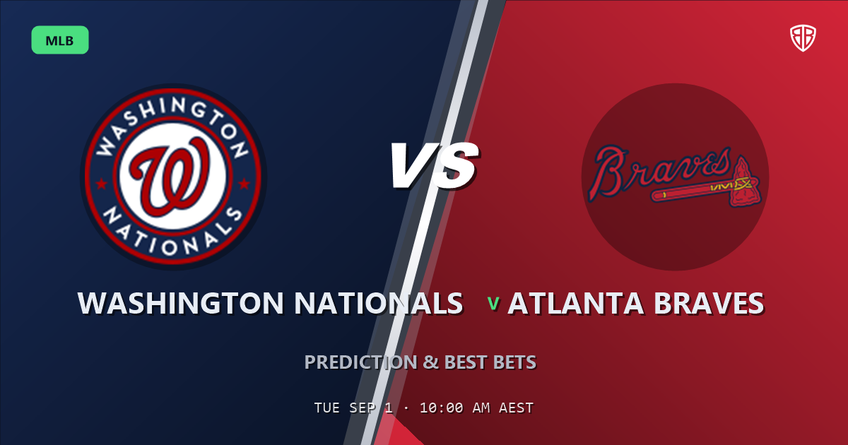 Washington Nationals vs Atlanta Braves Prediction and Picks, September 1, 2026