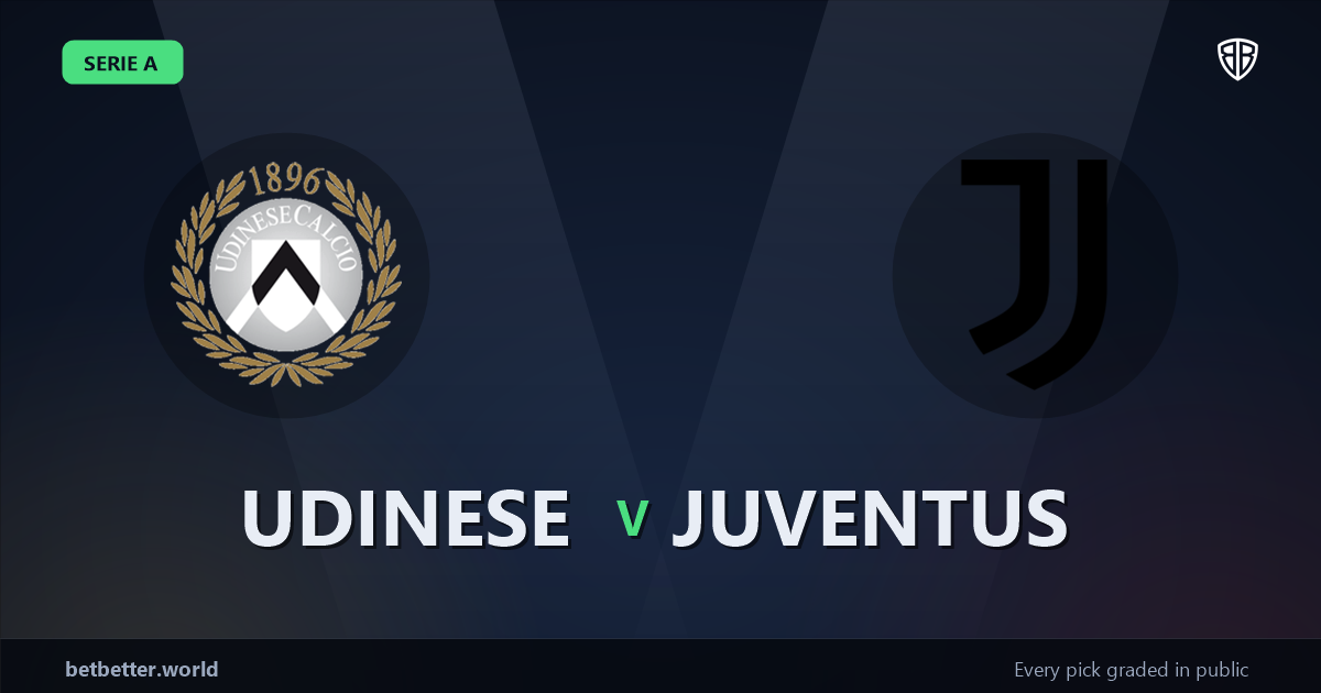Udinese vs Juventus Prediction & Same Game Parlay picks Top SGP: Analytics Breakdown