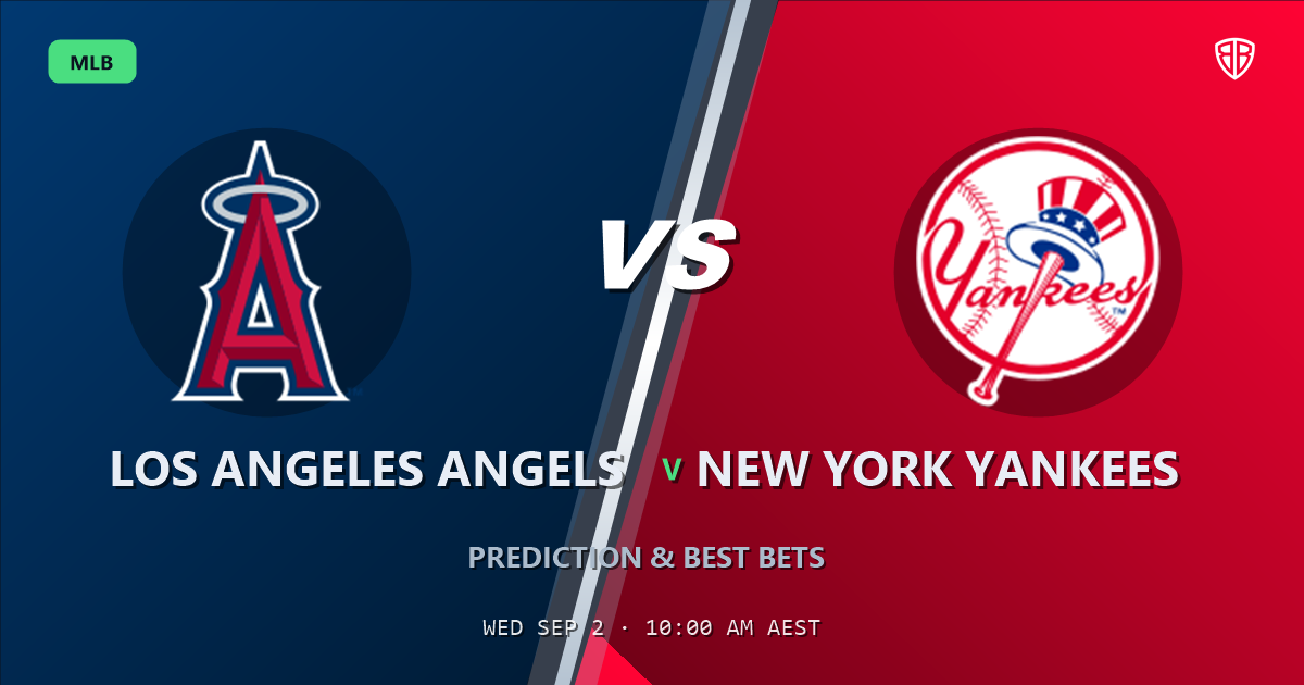 Los Angeles Angels vs New York Yankees Prediction and Picks, September 2, 2026
